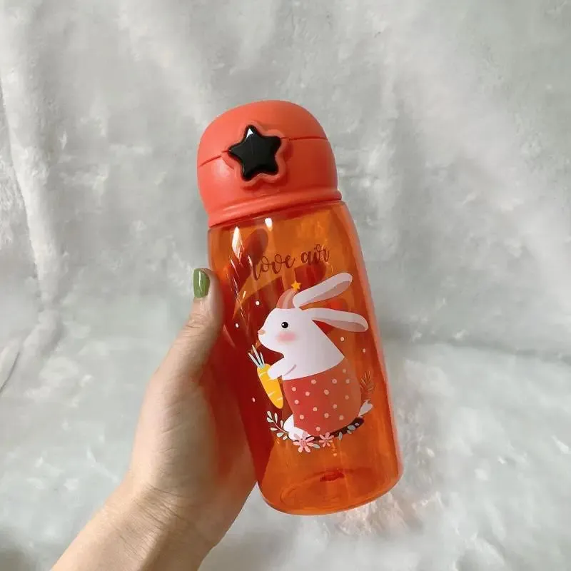 Leakproof Cartoon Kids Straw Sippy Cup 550ml