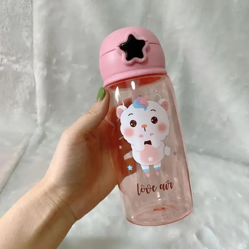 Leakproof Cartoon Kids Straw Sippy Cup 550ml