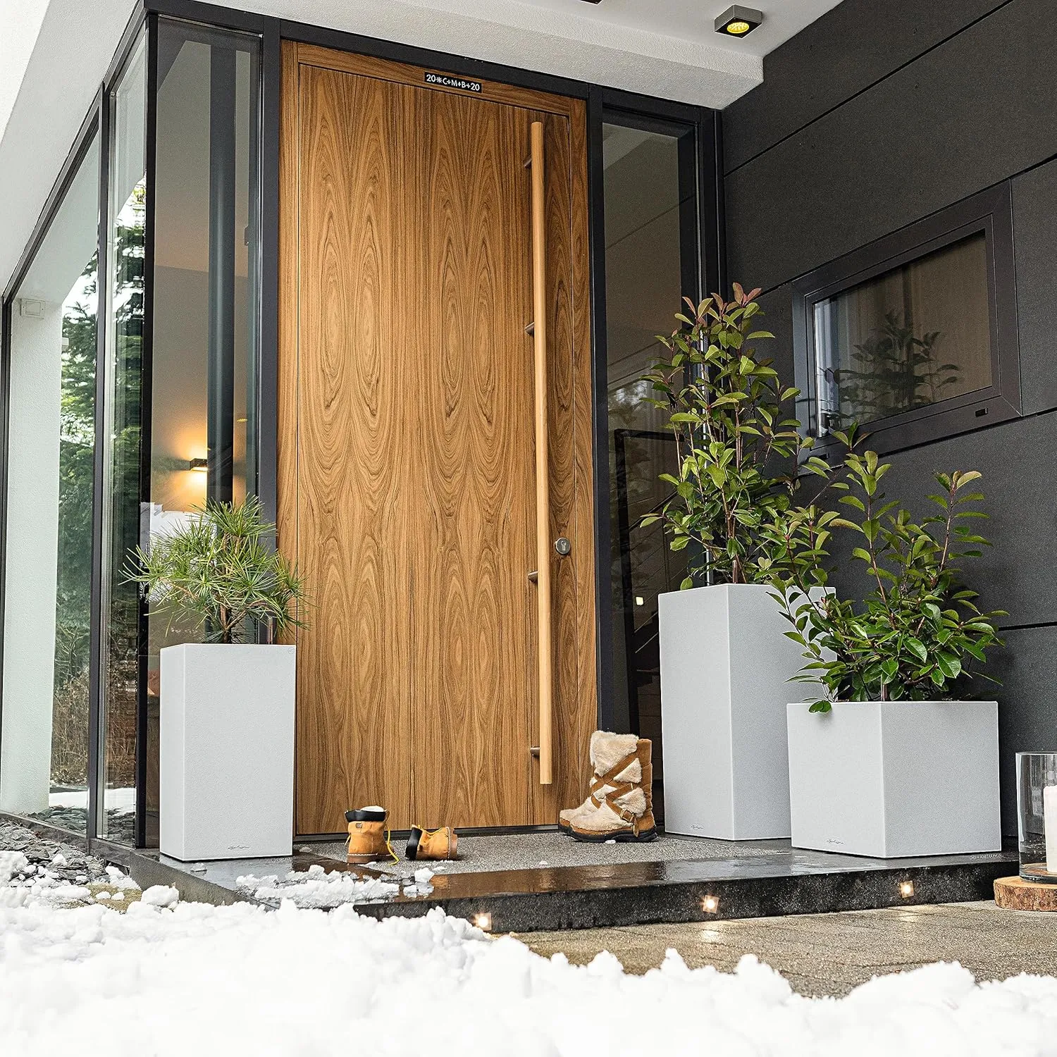 Lechuza Canto Stone - Stone Gray (13620), H-70 L-40 W-40 cm