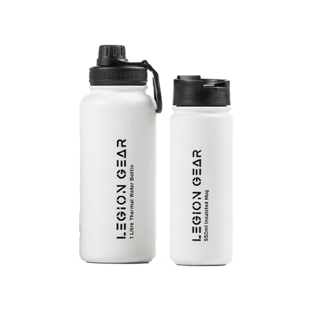 Legion Gear White Bottle Bundle
