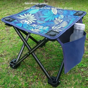 Lounge Deck Chair Ultralight Portable Mini Outdoor Chair Foldable Camping Stool Lightweight Fishing Chair for Hiking Picnic Gardening Beach Backpack with Carrying Bag-3