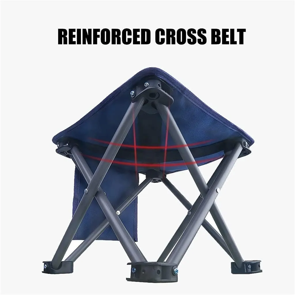 Lounge Deck Chair Ultralight Portable Mini Outdoor Chair Foldable Camping Stool Lightweight Fishing Chair for Hiking Picnic Gardening Beach Backpack with Carrying Bag-3