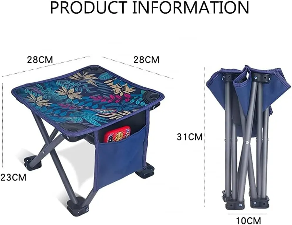 Lounge Deck Chair Ultralight Portable Mini Outdoor Chair Foldable Camping Stool Lightweight Fishing Chair for Hiking Picnic Gardening Beach Backpack with Carrying Bag-3
