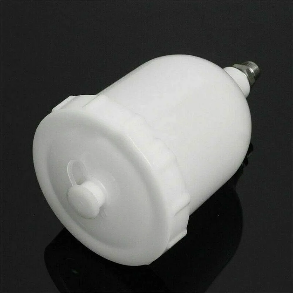MACHSWON 600ml Spray Gun Pot Feed Air Spray Gun Cup Pot Plastic Air Feed Replacement for Paint Spray Gun Tool Compatible with GTI/TEKNA Pro Pri FLG