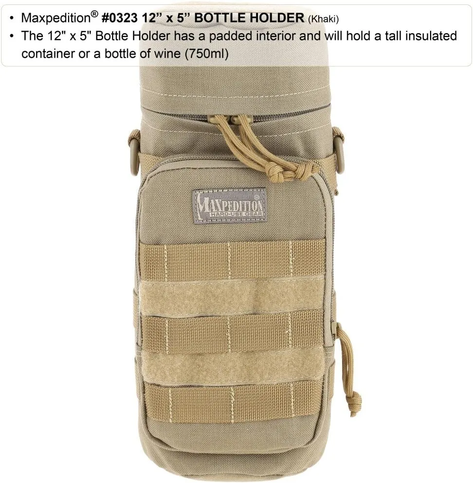 MAXPEDITION 12-Inch X 5-Inch Bottle Holder