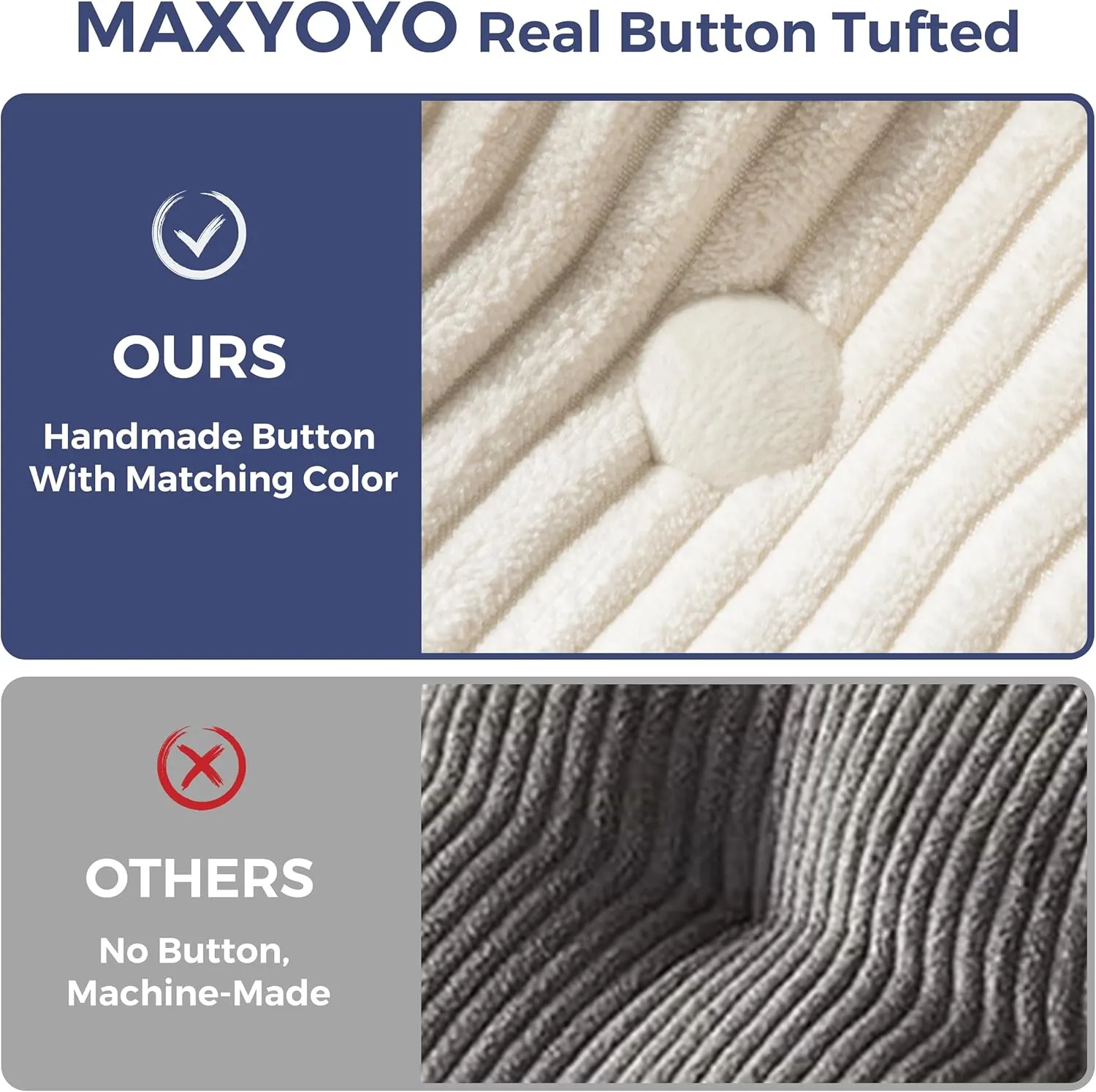 MAXYOYO Folding Sofa Bed, L-Shaped Convertible Sofa Foldable Sleeper Couch with Pillow, Portable Fold Out Chair Bed with Armrest Comfy Floor Lounge for Living Room Bedroom, Beige
