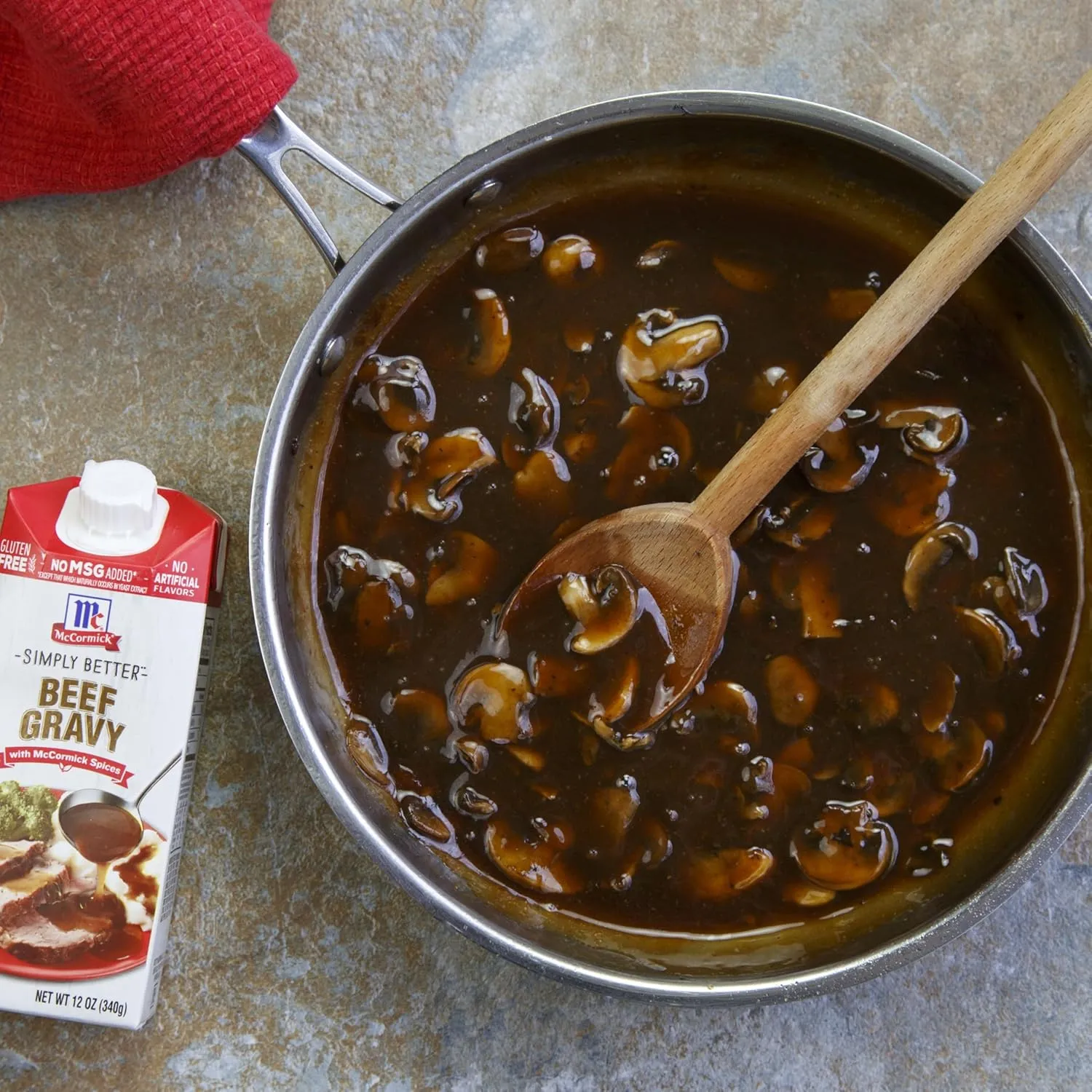 McCormick Beef Gravy, 12 oz (Pack of 8)