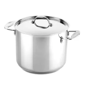Mepra Glamour Stone deep pot with lid diam. 22 cm.