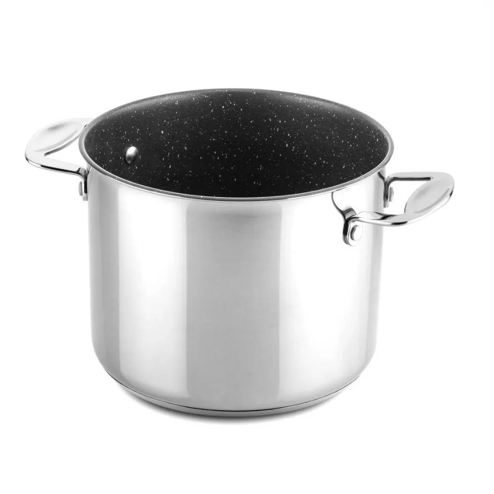 Mepra Glamour Stone deep pot with lid diam. 22 cm.