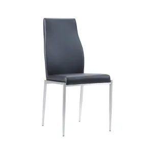 Milan Faux Leather Dining Chair Set of 2