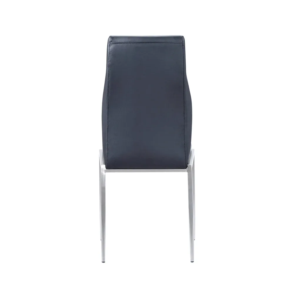 Milan Faux Leather Dining Chair Set of 2