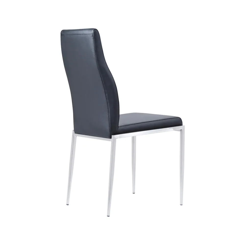 Milan Faux Leather Dining Chair Set of 2