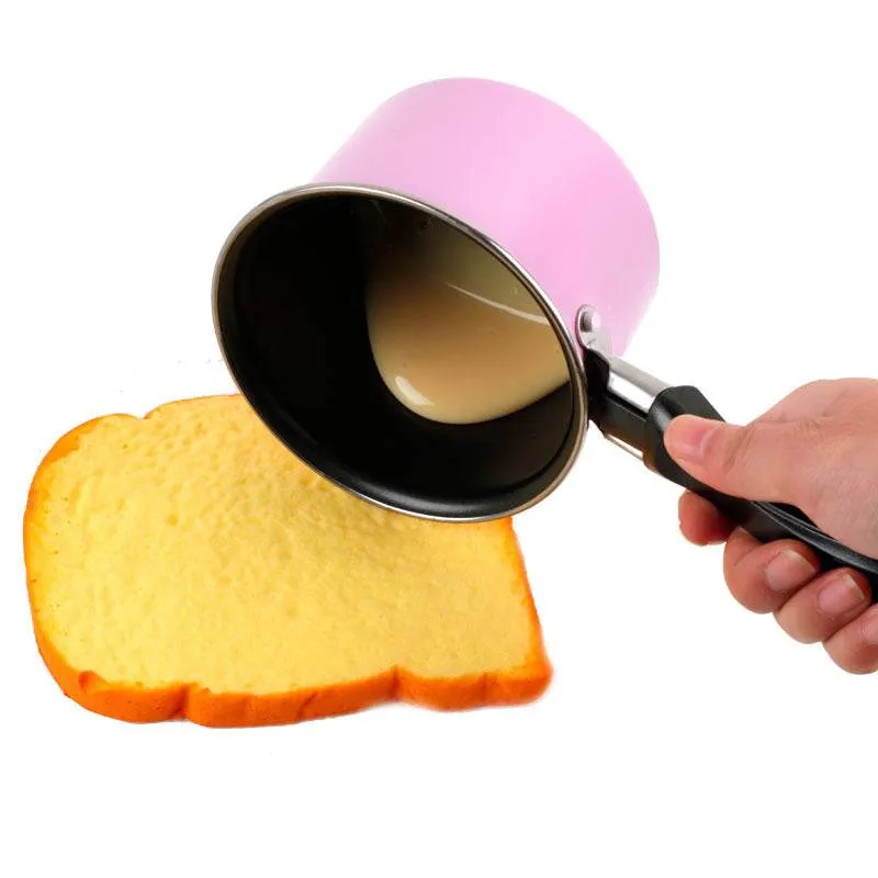 Mini colorful milk pot 11CM non-stick pot practical non-stick soup pot