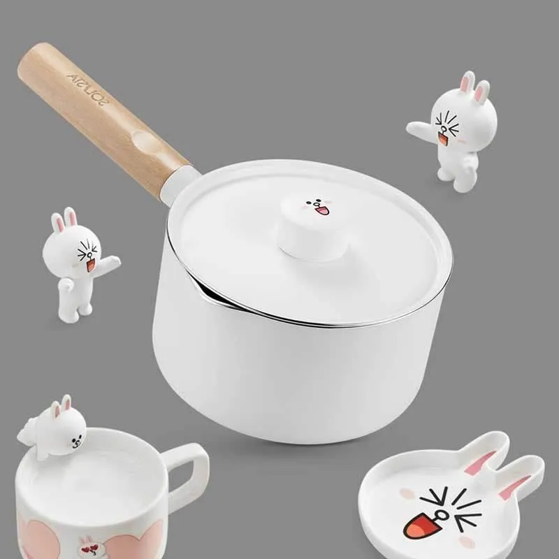 Mini Non-Stick Cartoon Pots - Cute Kitchen Cookware