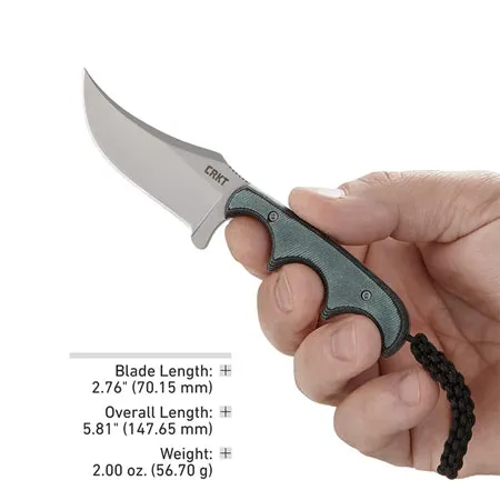 Minimalist Persian Compact Fixed Blade Knife with Sheath