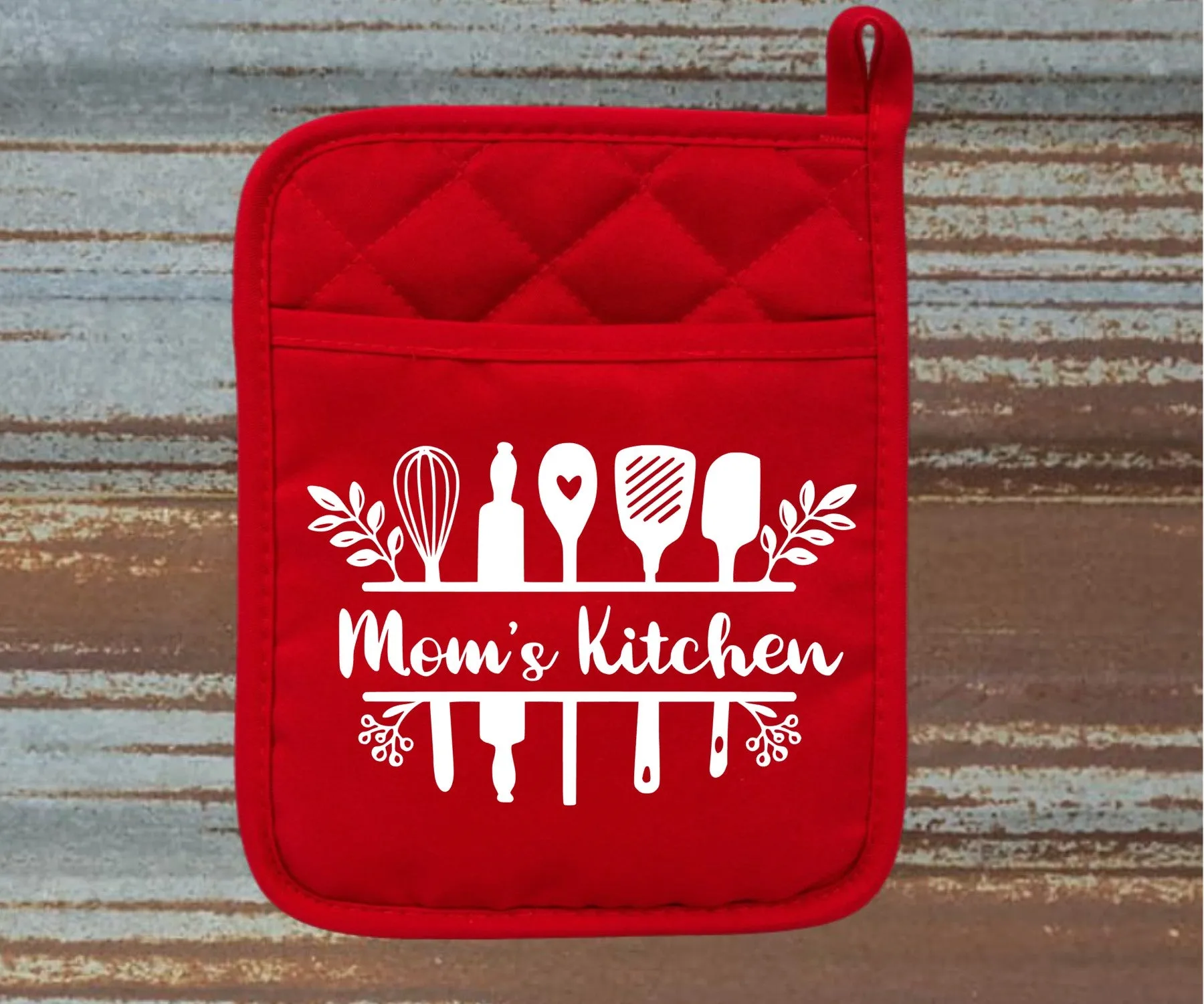 Mom's Kitchen pot holder kitchen
