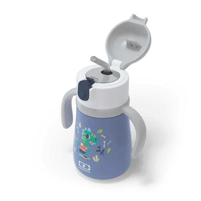 Monbento  MB Stram Insulated Kids Bottle- Blue Dino