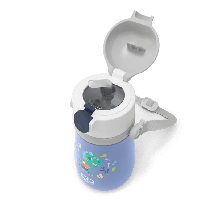 Monbento  MB Stram Insulated Kids Bottle- Blue Dino