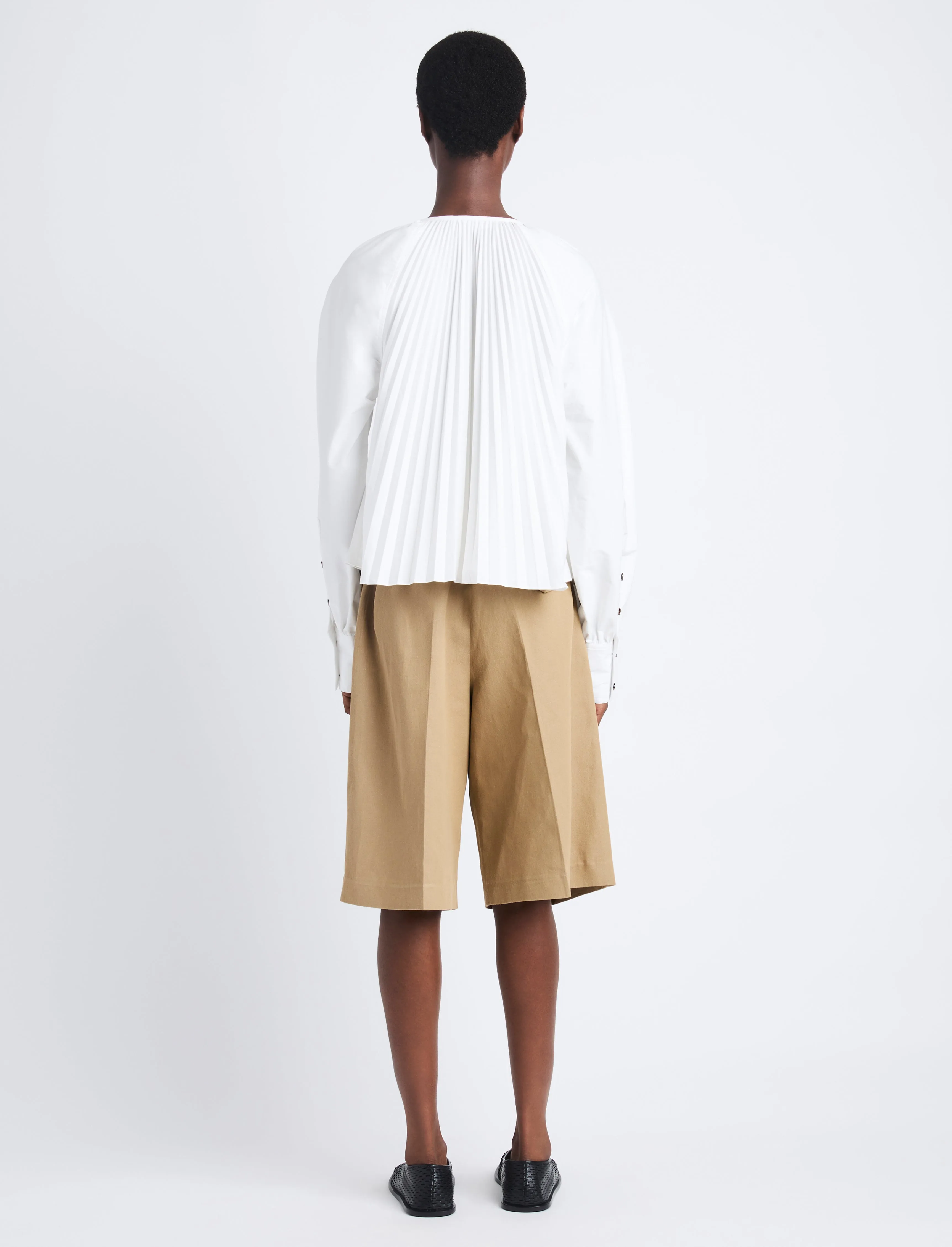 Monica Top in Compact Poplin