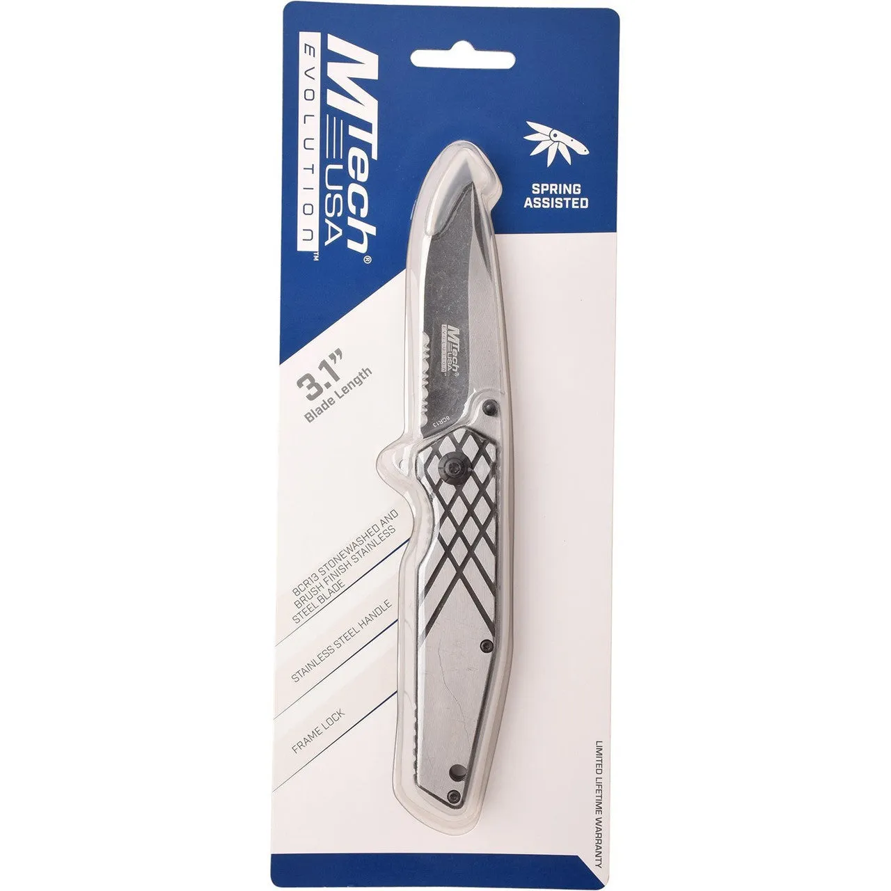 MTech Evolution MTE-A012S-SW Spring Assisted Knife