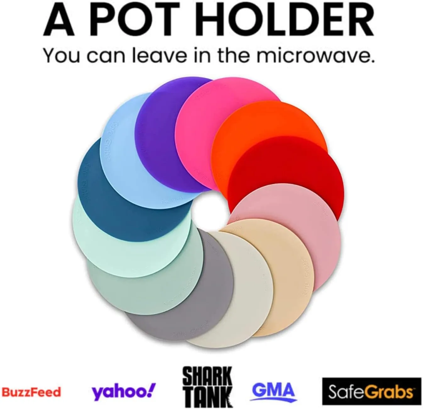 Multi-Purpose Silicone Original Microwave Mat as Seen on Shark Tank | Splatter Guard, Trivet, Hot Pad, Pot Holder, Minimize Mess (BPA Free, Heat Resistant, Dishwasher Safe) 2 Pack, Purple