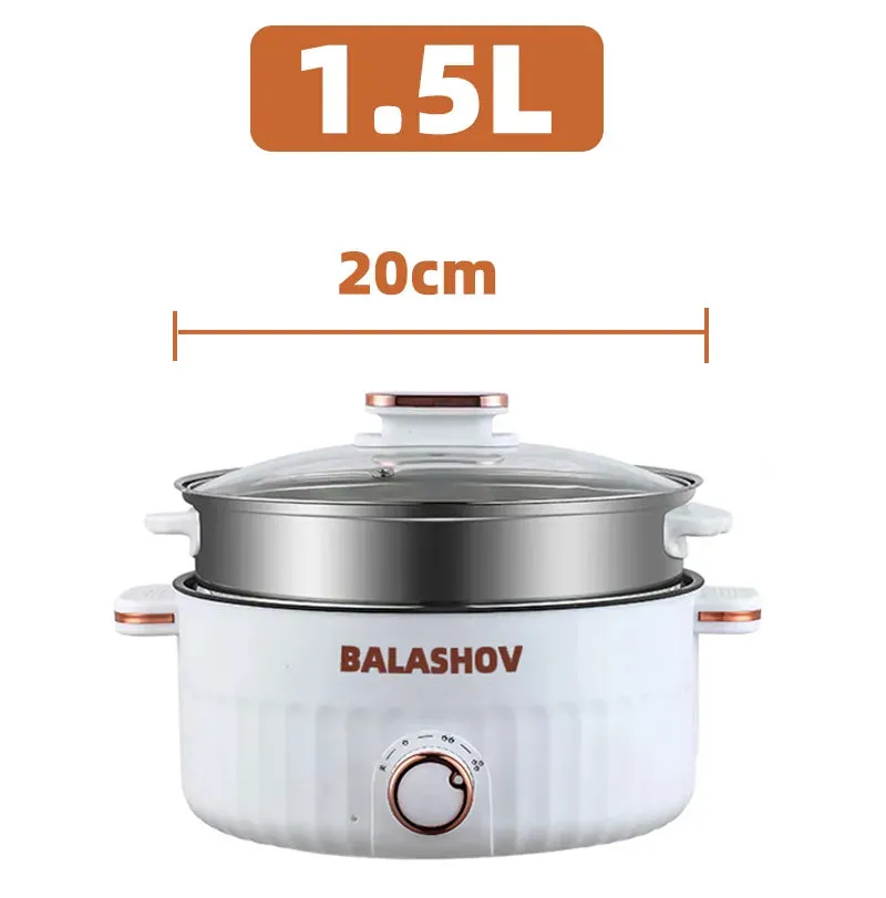 Multifunctional Electric Cooker Single/Double Layer Hot Pot Non-stick Pan