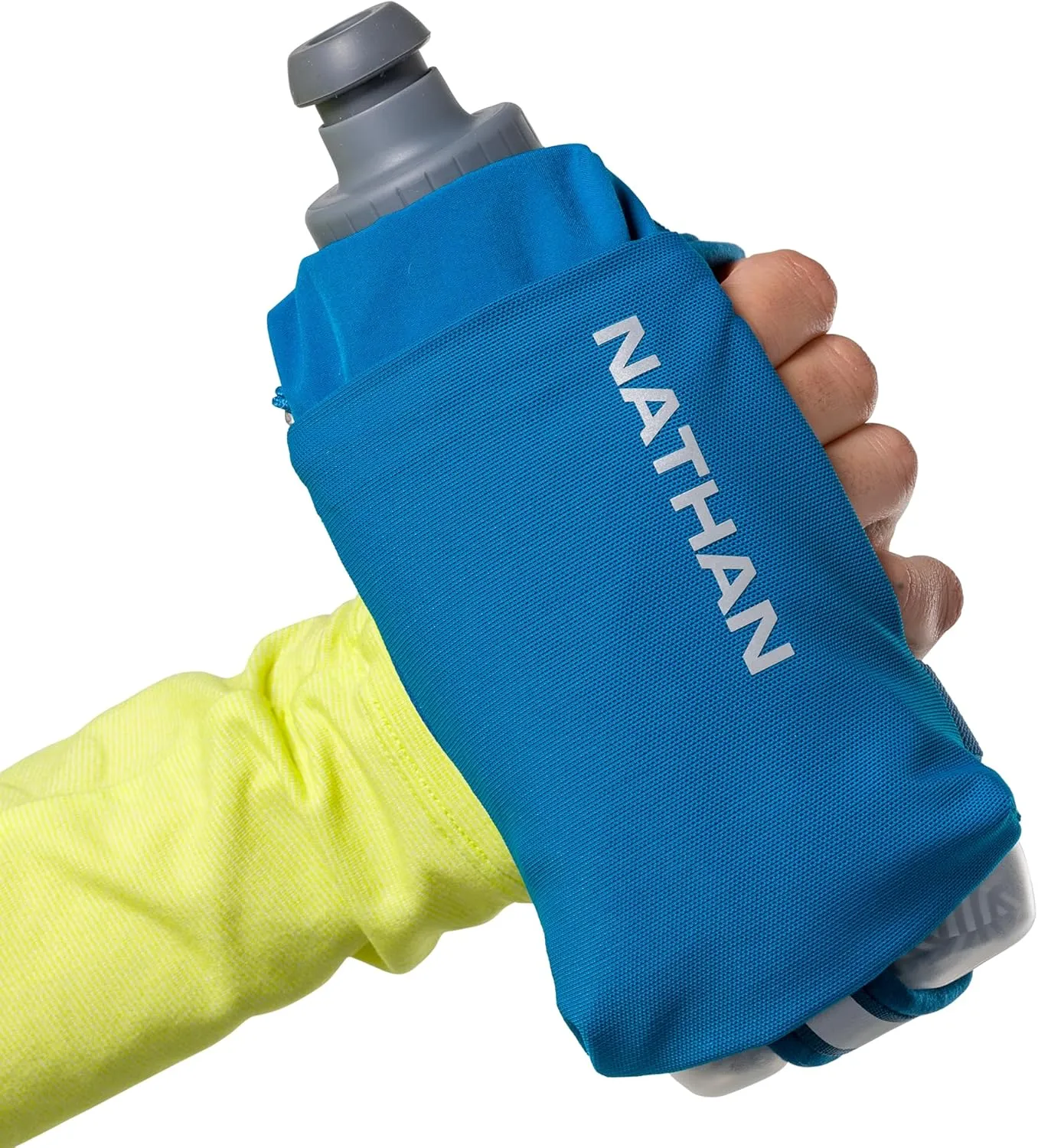 Nathan - SpeedDraw 2 12oz Ins. Flask Deep Blue/Reflective Silver OSFA