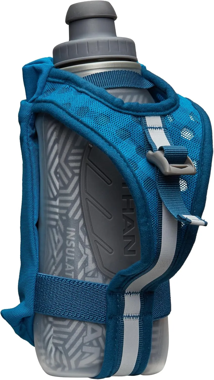 Nathan - SpeedDraw 2 12oz Ins. Flask Deep Blue/Reflective Silver OSFA