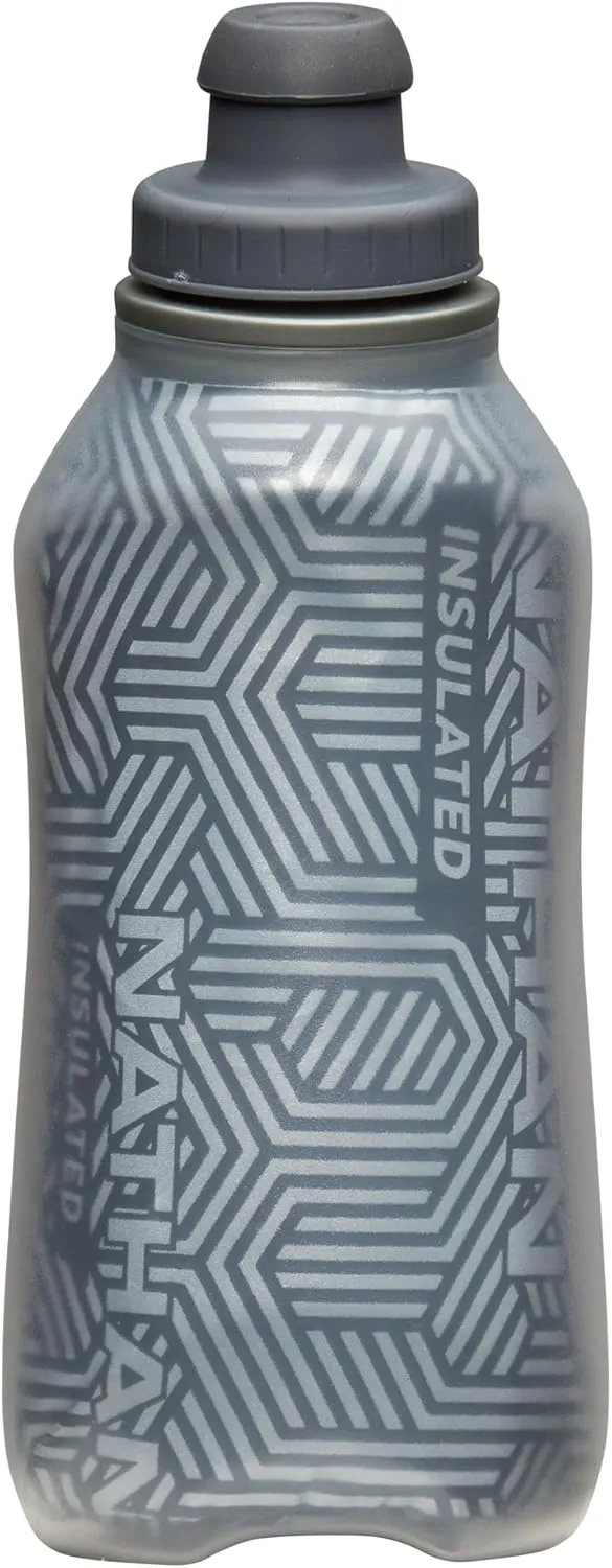 Nathan - SpeedDraw 2 12oz Ins. Flask Deep Blue/Reflective Silver OSFA