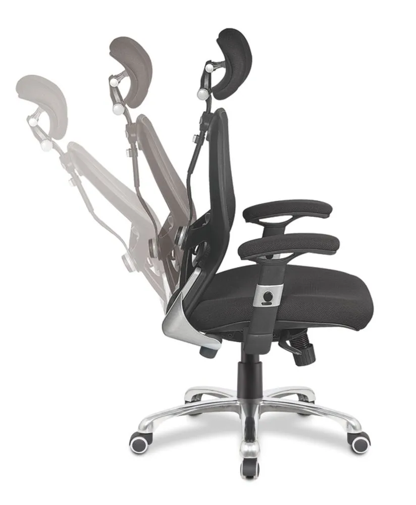 Nautilus Designs Ergo High Back Executive Chair Black