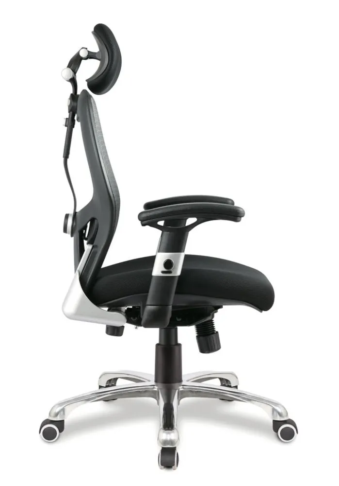 Nautilus Designs Ergo High Back Executive Chair Black