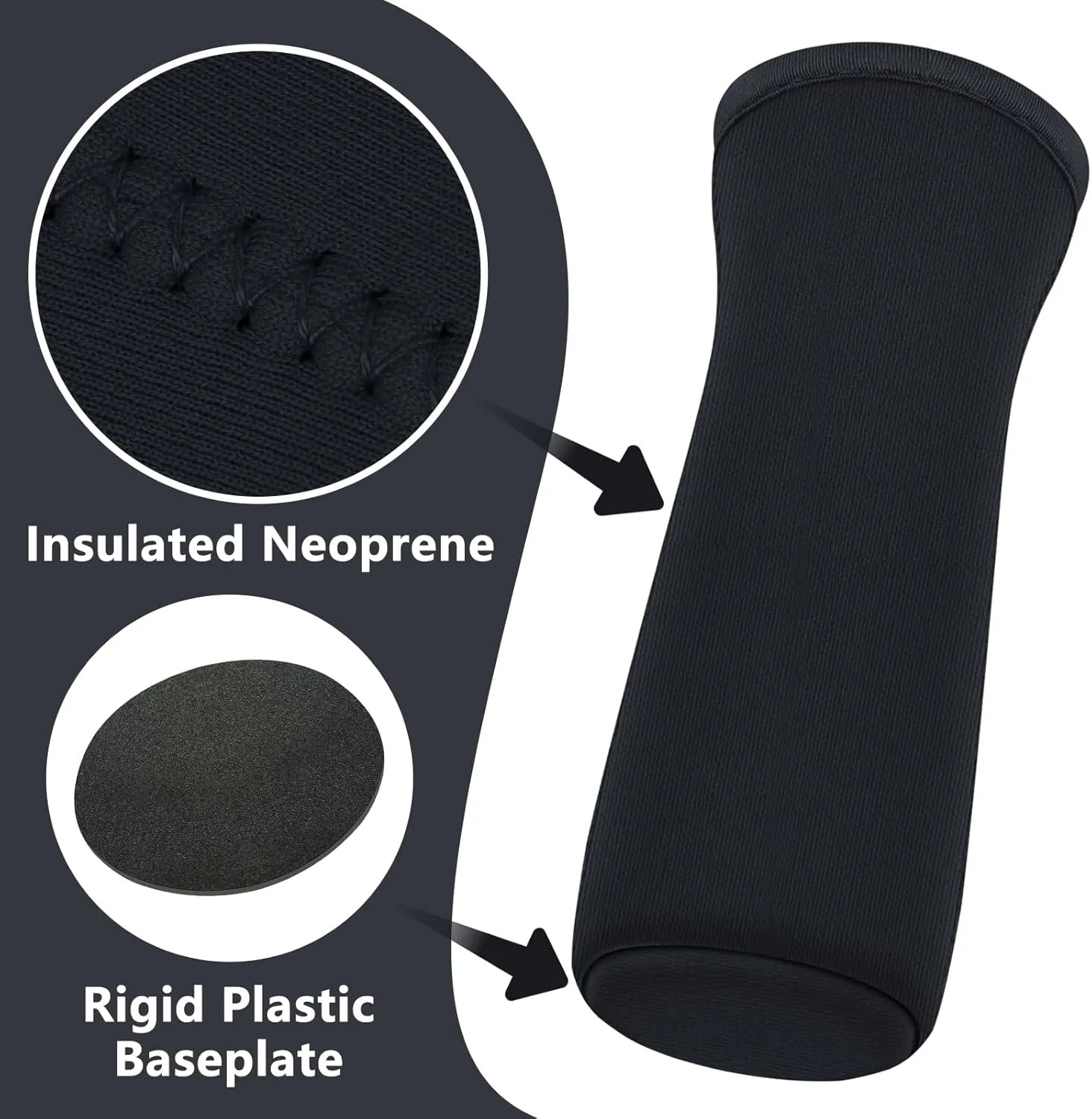 NBOOCUP Protective Sleeve Compatible with 22 oz Cirkul Water Bottle, Fit for 22 oz Plastic & Stainless Steel Bottles, Anti-Slip Cover Made for Cirkul Accessories, Sweat Absorbing Material