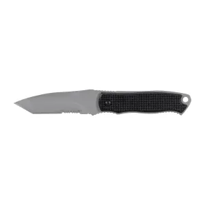 Neck Knife Slim black silver colored