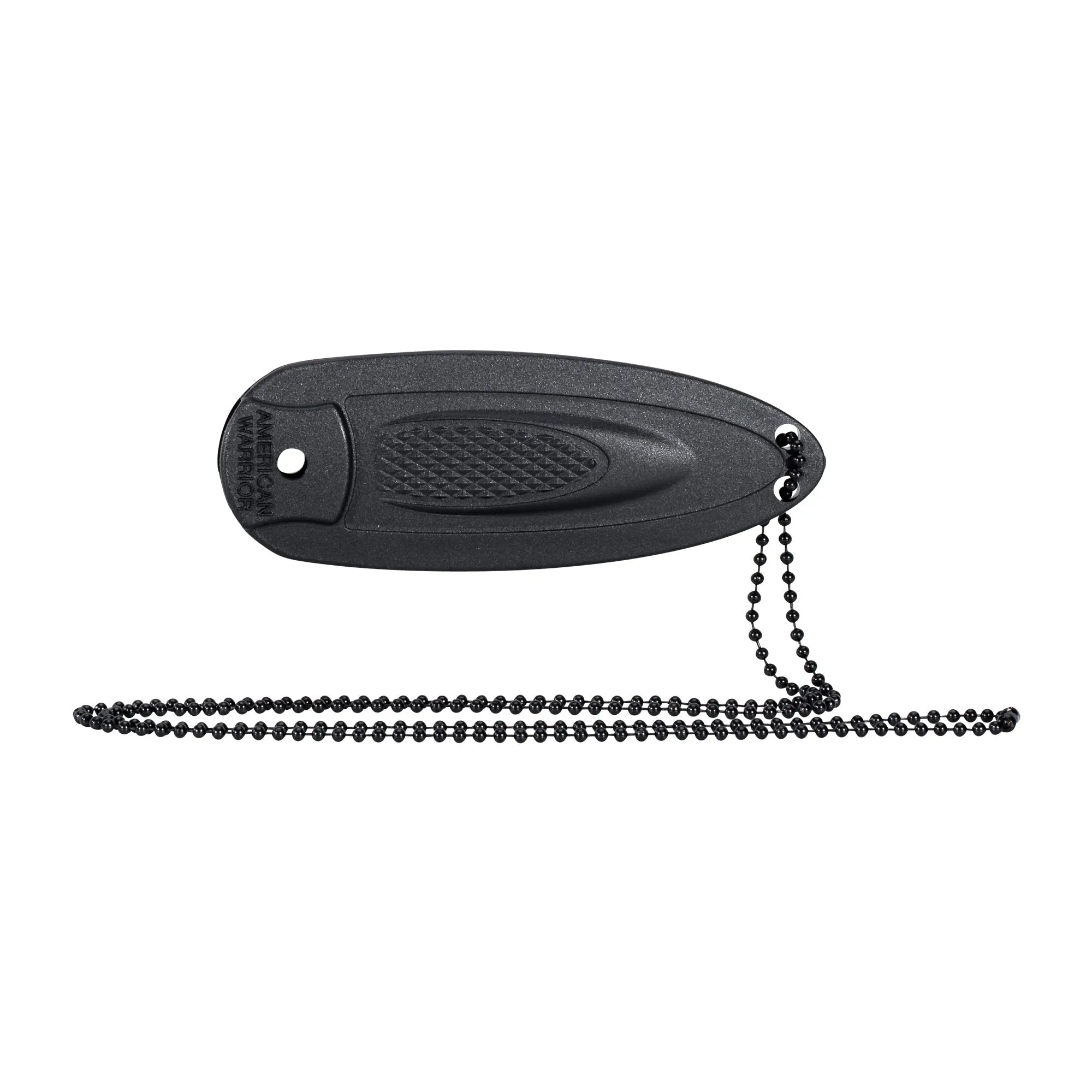 Neck Knife Slim black silver colored