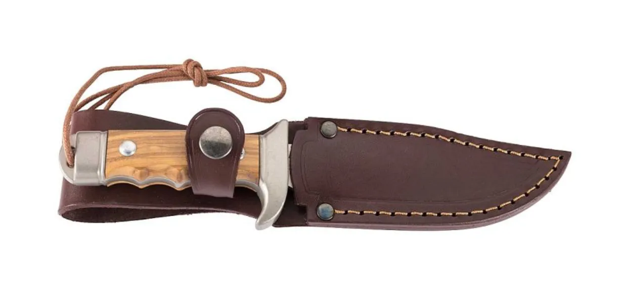 Nieto CETRERIA 4402 Bowie knife, olive wood
