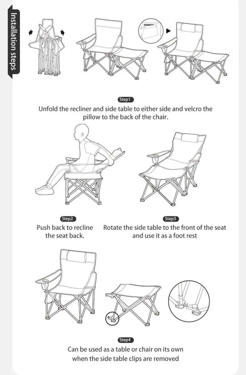 Nightfall T05J Recliner with table