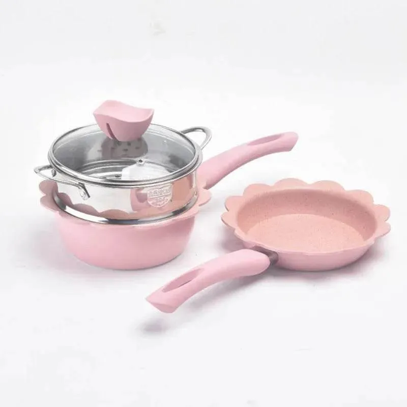 Non-Stick Baby Food Pot - 16cm Maifan Stone Cooking Pot