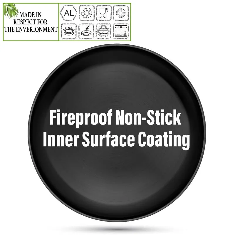 Non-Stick Eco-Friendly Pot Scratch-Proof Durable Cooking Pot, 11.8"