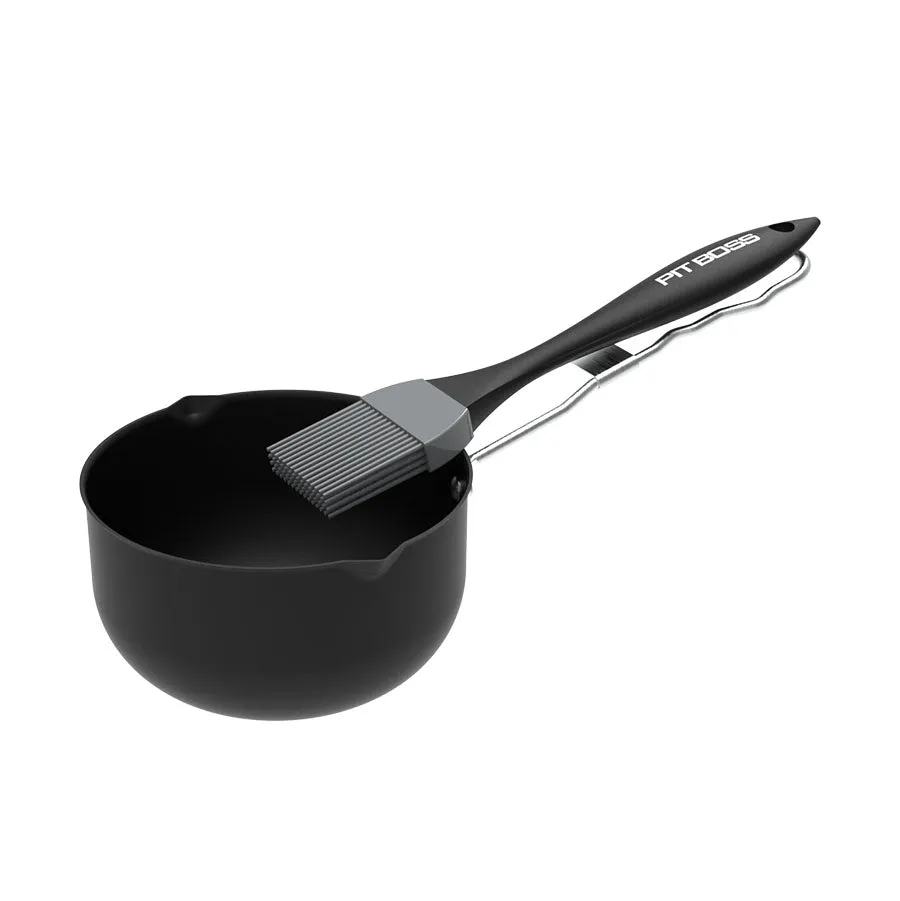 Non-Stick Sauce Pot & Basting Brush Set