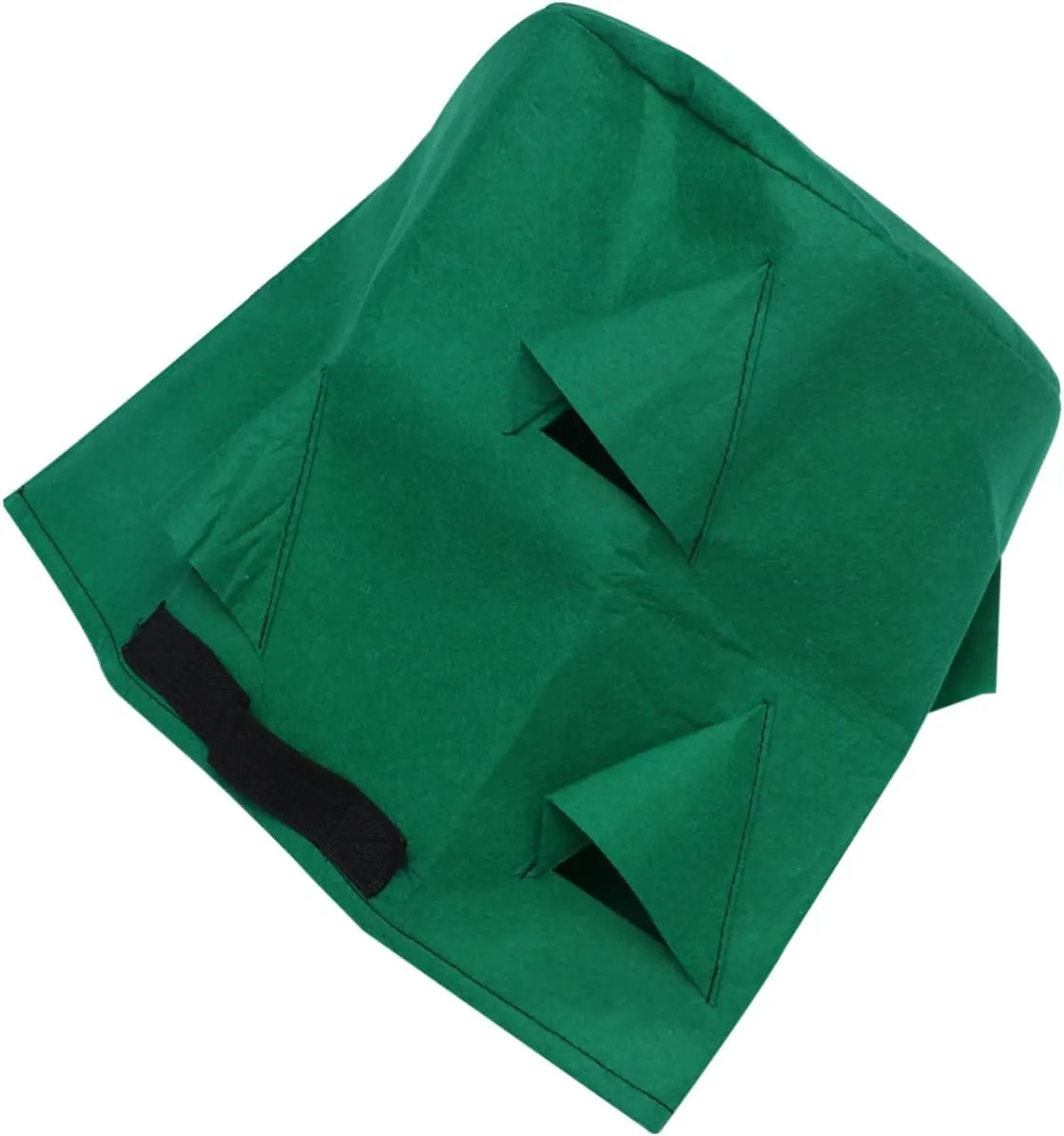 Non Woven Strawberry Planting Bag Bare Root Nursery Cloth Container with Green Pot for Horticultural Gardening Accessories