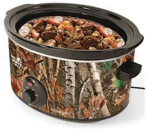 Open Country SC-8017 Slow Cooker, 8 quart, Woodland Birch Camo