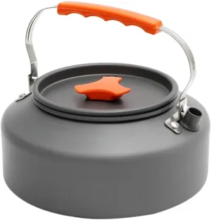Outdoor Kettle Hot Small Camping Kettle Jet Boil Whistling Kettle Camping Gas Kettle Camping Battery Kettle for Camping Double Camping Stove Bowl Electric Kettles Aluminum Alloy