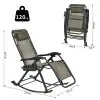 Outdoor Rocking Chair Recliner - Sun Lounger