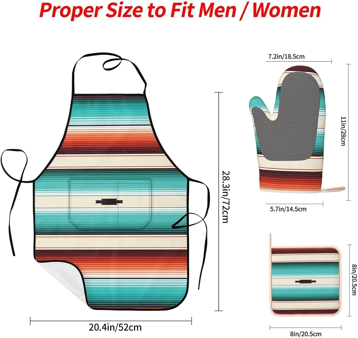 Oven Mitts and Pot Holders with Apron Set of 5 Silicone Kitchen Mitts Apron Pot Holder Set Oven Gloves Hot Holders