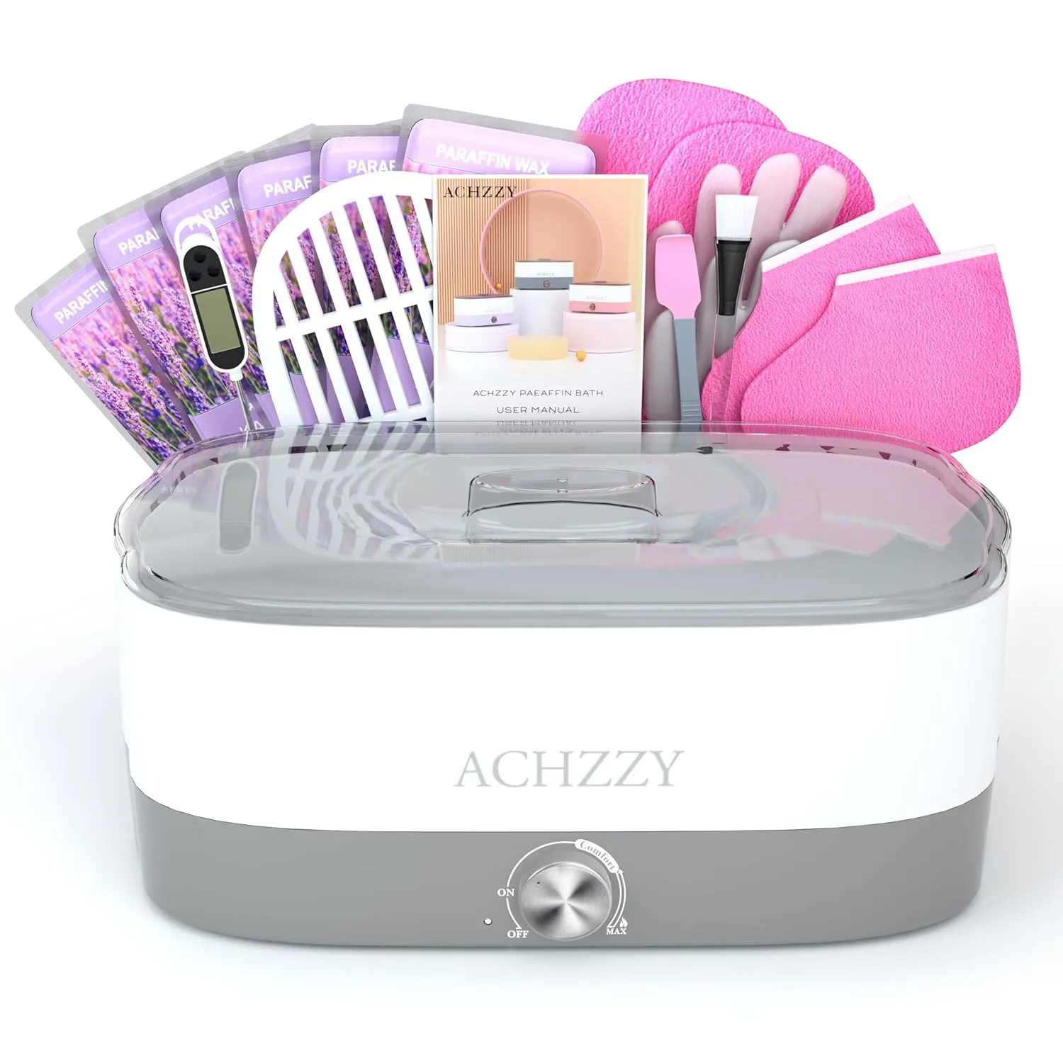 Paraffin Wax Machine for Hands and Feet, 4000ml Paraffin Bath, Paraffin Wax Warmer with Refills, Nourishing and Moisturizing, Professional-Grade Spa Treatment for Soft and Smooth Skin