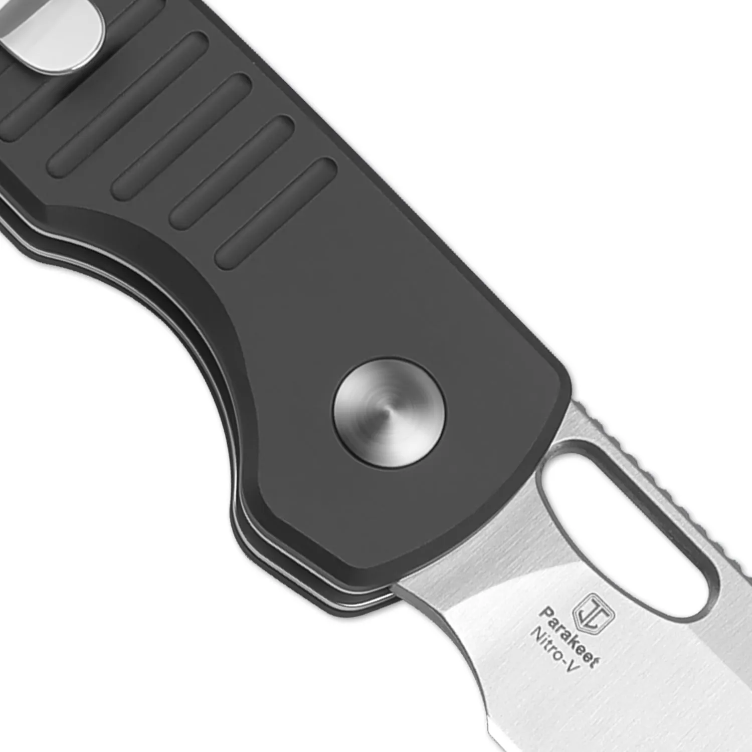 Parakeet | Drop point Nitro-V   Grey Aluminium
