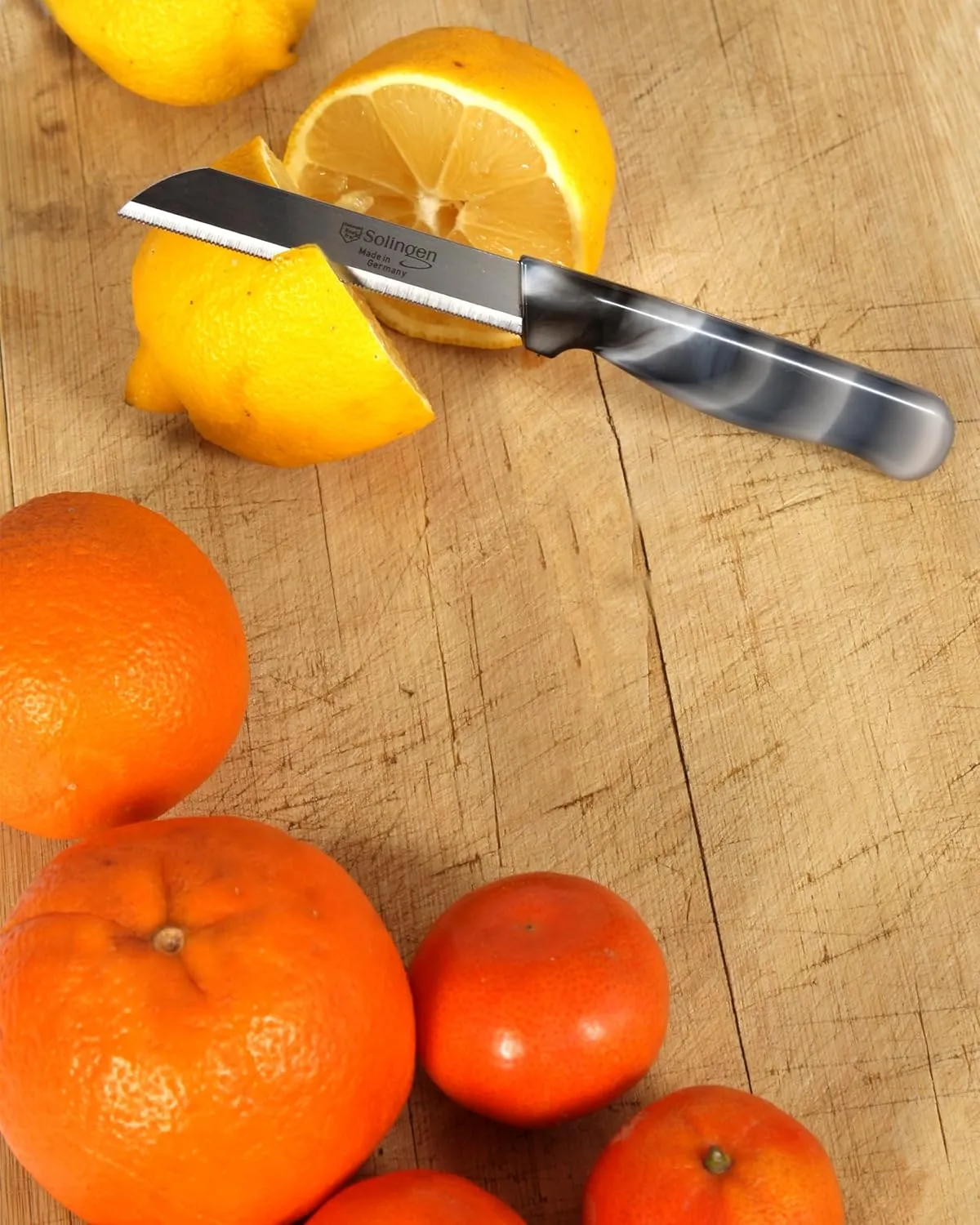 Paring Knife Fruit Knives Vegetable Knives Set Razor-Sharp Lightweight 3-inch Serrated Paring Knife Made in Germany