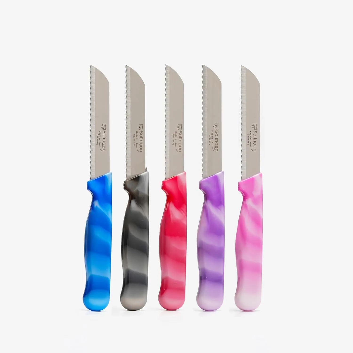 Paring Knife Fruit Knives Vegetable Knives Set Razor-Sharp Lightweight 3-inch Serrated Paring Knife Made in Germany