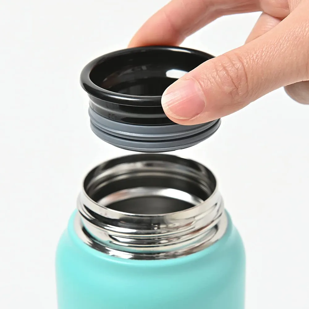 Peacock 0.60L Handle Lid Bottle - Green