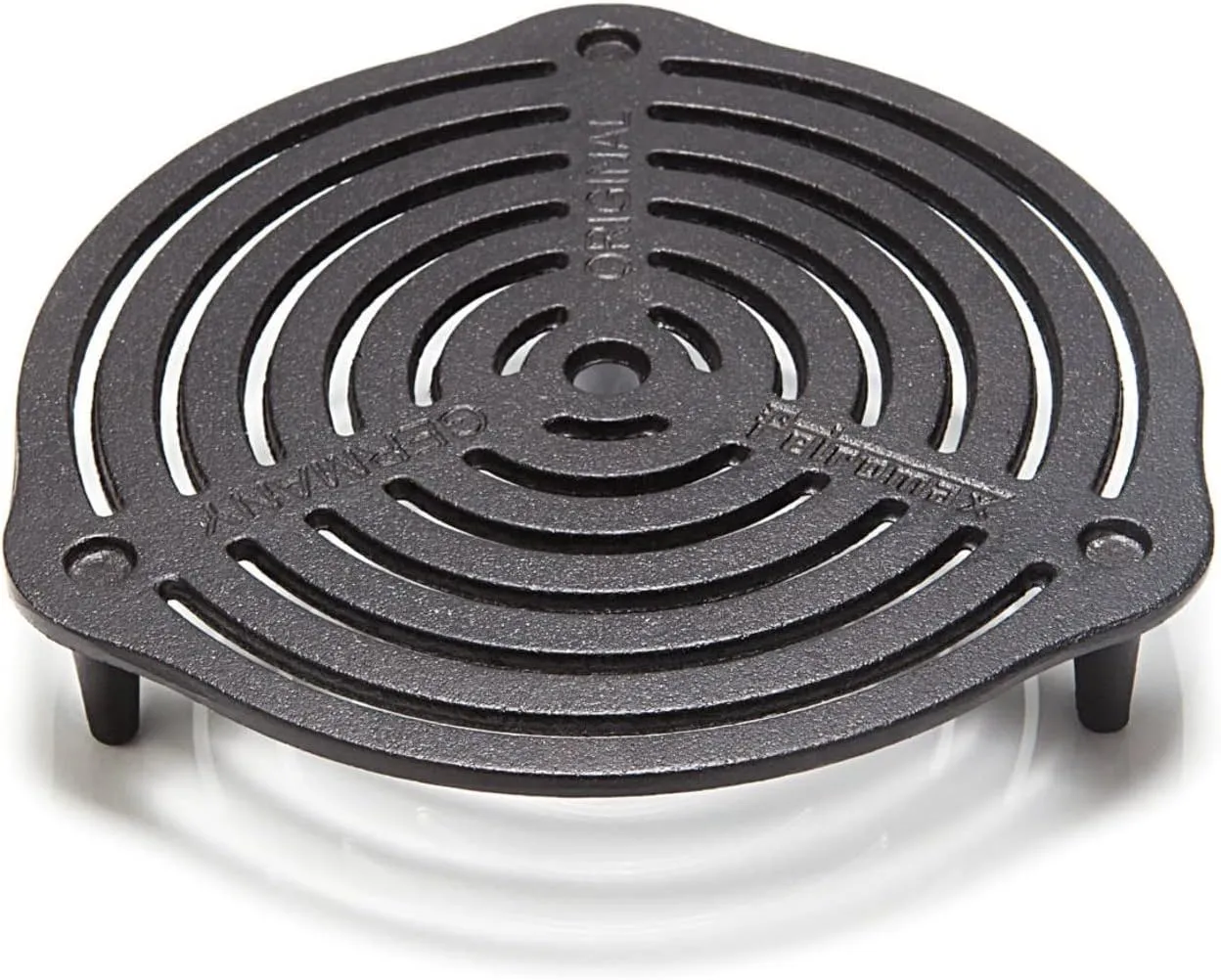 Petromax Cast Iron Stack Grate for Dutch Ovens, Prevent Bottom Burning and Evenly Distribute Heat, Can Also Place Directly in The Campfire or on The Table as a Trivet